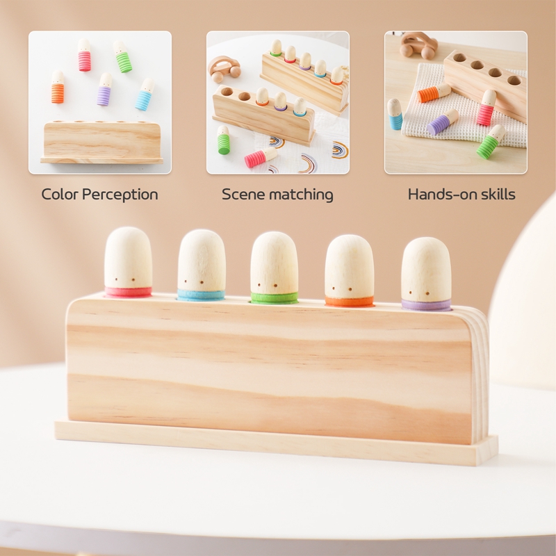 Montessori Toys Baby Wooden Bo - Sports Equipment For Kindergarten 评论和价格