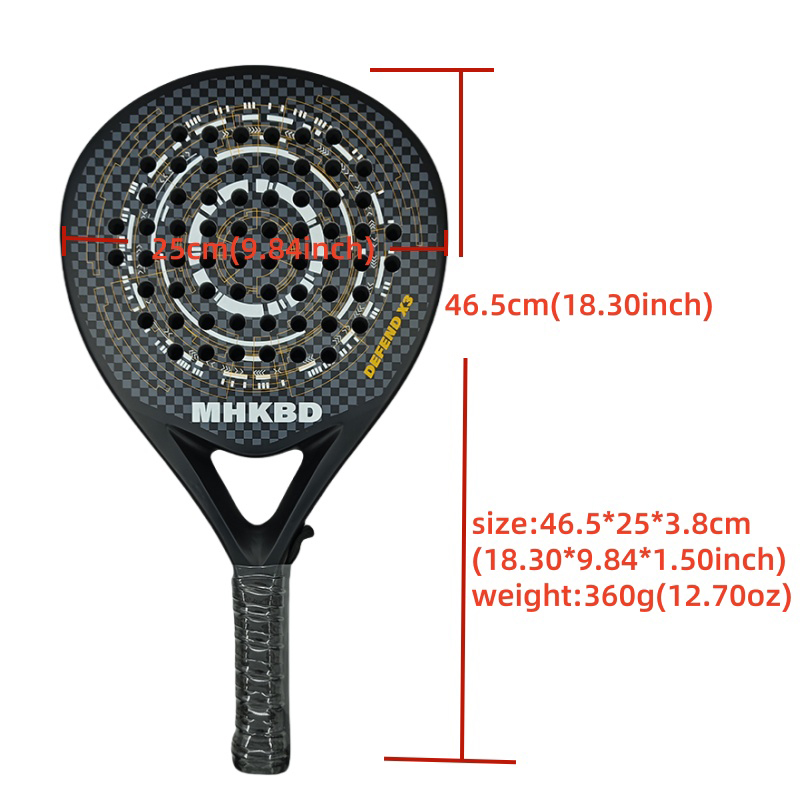 MHKBD Carbon Fiber Padel Racke - Padel Racket Carbon 评论和价格
