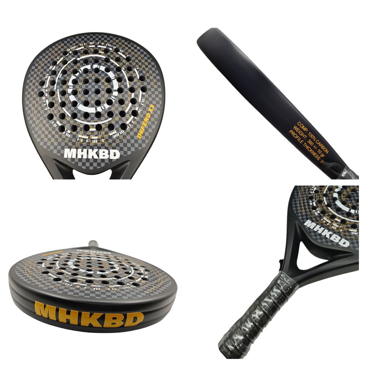 MHKBD Carbon Fiber Padel Racke - Padel Racket Carbon 评论和价格