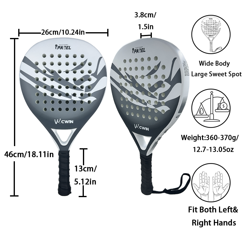 2026 Cwin Padel Racket Carbon  - Padel Racket Carbon 评论和价格