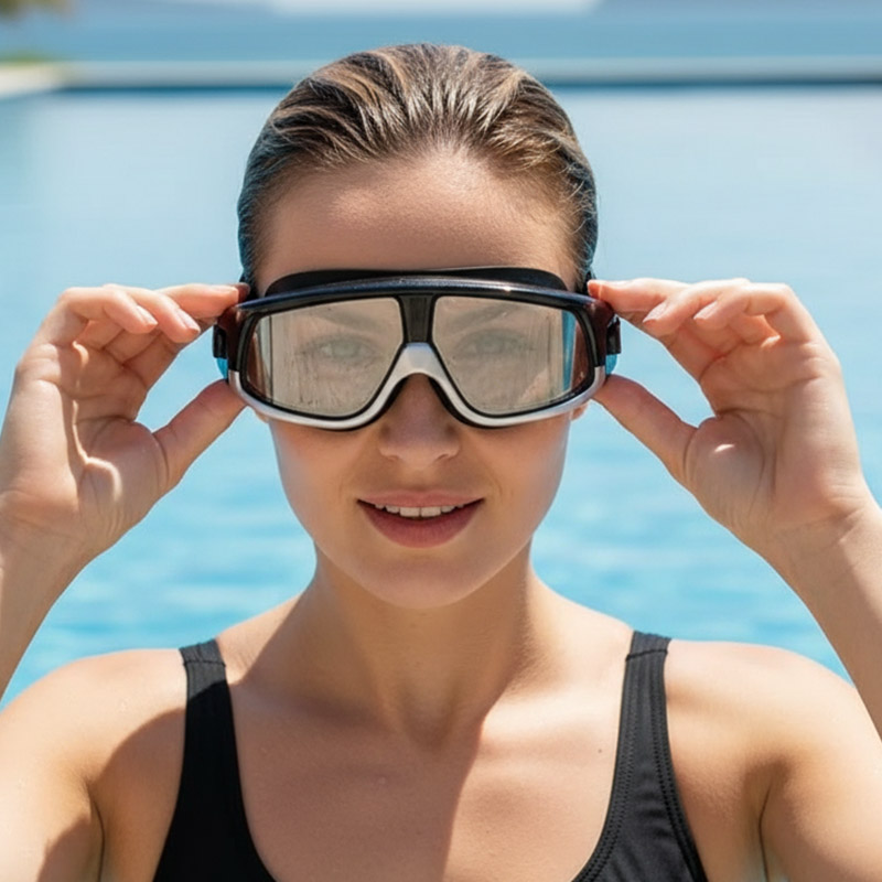 Myopia Swim Goggles -1.5 to -1 - Swimming Goggles Anti Fog 评论和价格