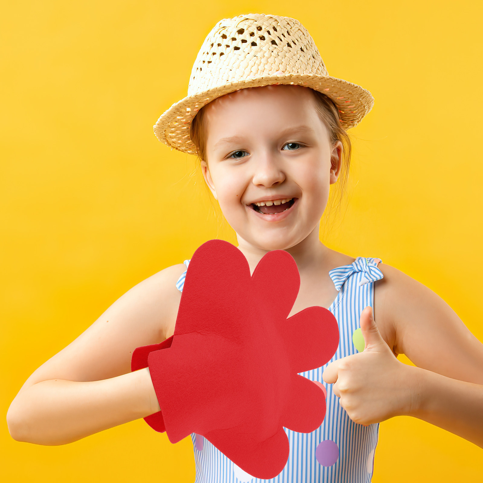 2Pcs Vibrant Five-Finger Flowe - Sports Equipment For Kindergarten 评论和价格