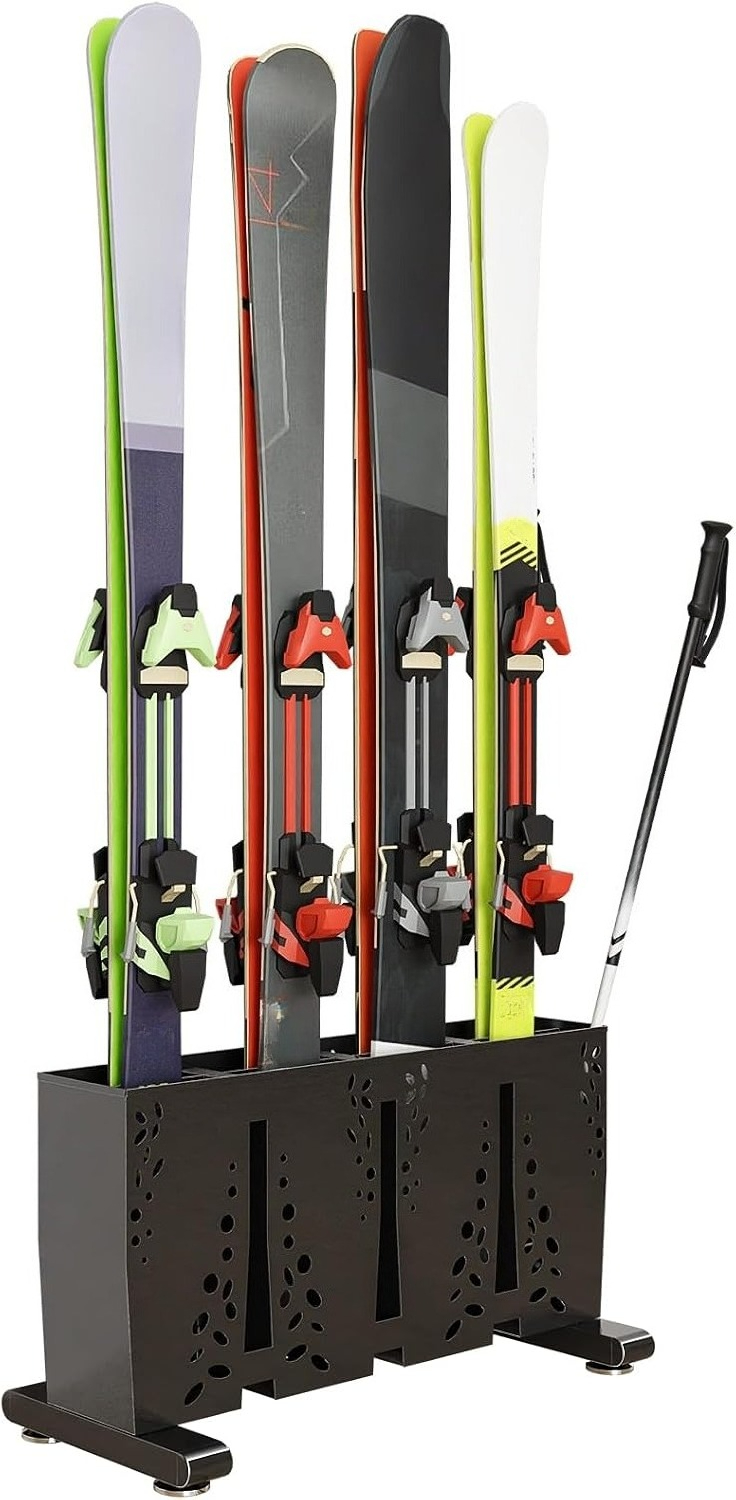 Heavy Duty Metal Ski Storage R - Sports Equipment Garage Storage 评论和价格