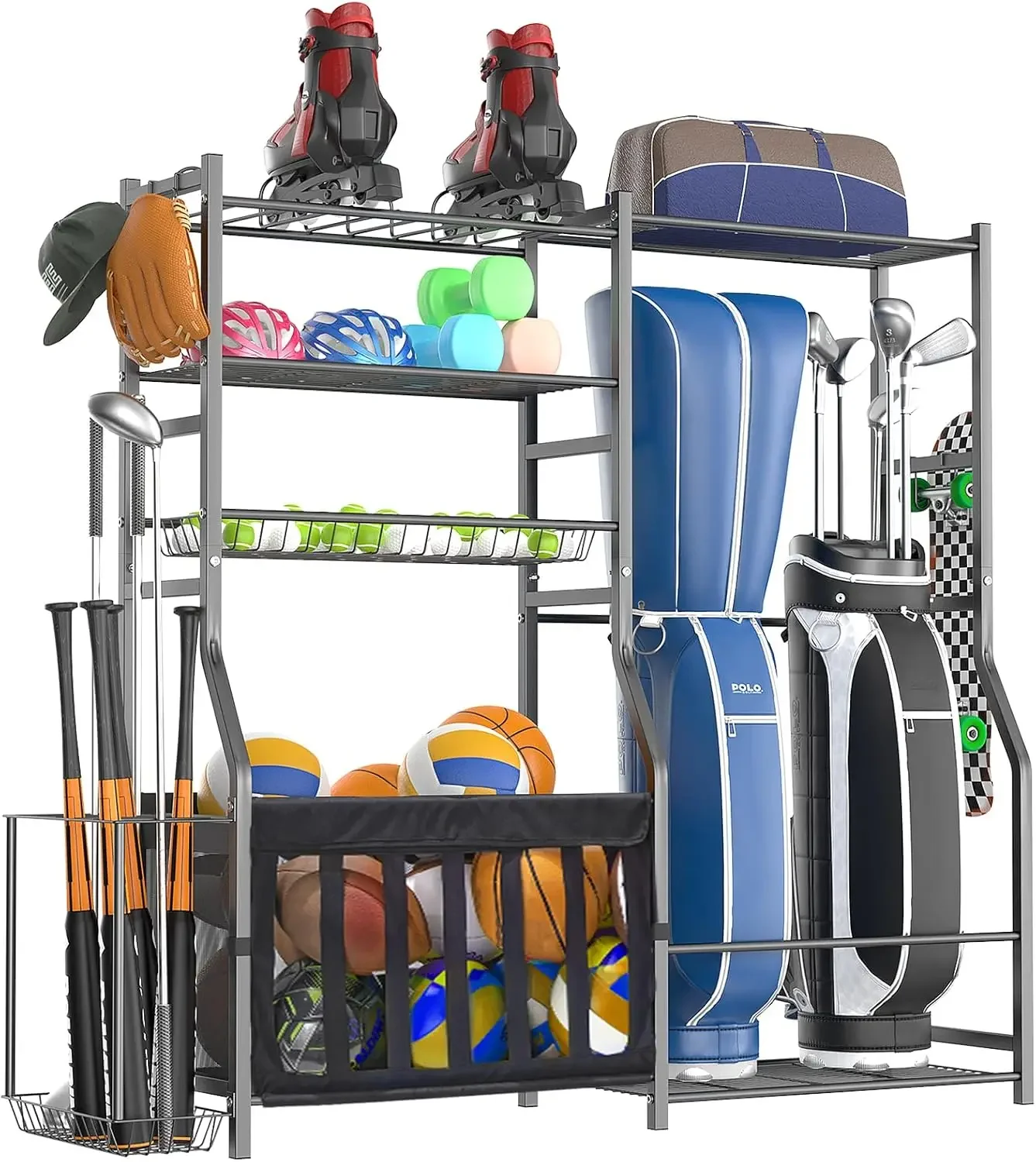 Heavy Duty Garage Sports Equip - Sports Equipment Garage Storage 评论和价格