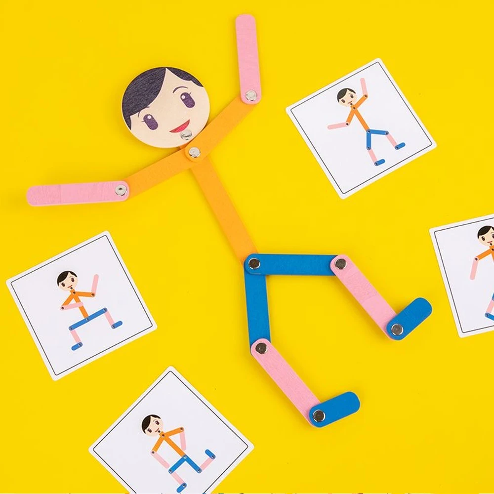 Sport Wooden Man Material DIY  - Sports Equipment For Kindergarten 评论和价格