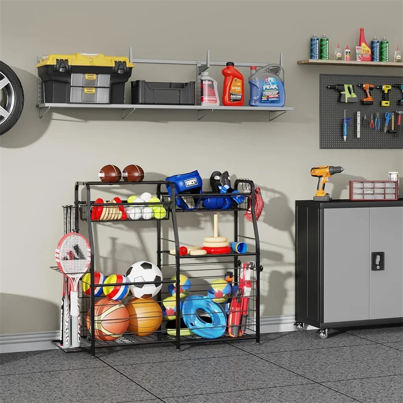 2026 Ball Storage Rack Garage  - Sports Equipment Garage Storage 评论和价格